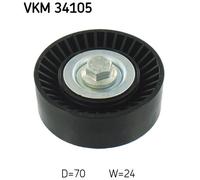 Galoppino/Guidacinghia, Cinghia Poly-V Superiore per FORD MAZDA COUGAR FOCUS MAV
