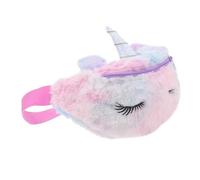 GALPADA 1 Pc Unicorno Fanny in Pelliccia Per Ragazze Per Borsa Coniglietto Morbide Borse Carine Zaino Coniglietto Mini Borsa Vita Violet Peluche