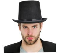 GALPADA 1 Pz feltro cappello da mago Cappello leggero portatile cappelli da pirata e benda sull'occhio costume berretto barra Noir da gentiluomo di Halloween