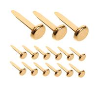 GALPADA 1 Set Chiodi ad Fatti a Clip Brad Chiodini Artigianali Piccoli Chiodini per Artigianato Brad Artigianali Fermagli in Carta Mini Brad Fermagli per spilli Metallo d'oro