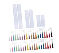 GALPADA 1 set Stampi Silicone per Segnalibri DIY con Frange Colorate Mould per Creazioni Epossidica Facile da Usare e Personalizzabile per Creativo