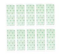 GALPADA 10 Fogli Adesivi per impermeabili Copertina UPS riutilizzabile Spiaggia nastro per il corpo Signore femmina sicurezza privato Bagno privati cotone assorbente Trasparente