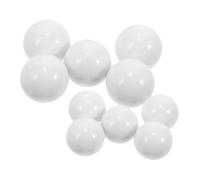 GALPADA 10 Palline Roulette Acrilico Resistente Bianco per Giochi da Tavolo Componenti Compatibili con Ruote Accessori Versatili per Feste E Domestico
