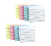 GALPADA 10 pezzi Adesivi Memo Portatili per Studenti Note Autoadesive Colori Bianco Rosa per Ufficio e Scuola Comodi e Leggeri