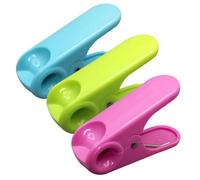 GALPADA 10 Pezzi Clip per Sacchetti Alimentari in Abs, Mollette Leggere per Chiudere Sacchetti di Cibo e Abbigliamento, per Ufficio e Negozio Colore Casuale