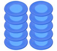 GALPADA 10 Pezzi Coperture per Stetoscopio in Silicone Blu, Protezione Diaframma Morbida per Operatori Sanitari, Accessori per Medici e Infermieri, Kit Igienico per Uso Clinico