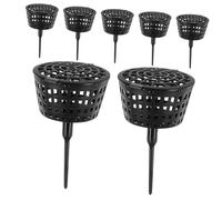 GALPADA 10 Pezzi Fertilizer Box With Lid Plastic Mesh Basket For Bonsai And Fertilization Gardening Tool For Pot And Balcony Plants