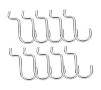GALPADA 10 Pezzi Ganci in Metallo per Forati Appendini per Garage e Scaffalature Accessori per Organizzazione Spazi