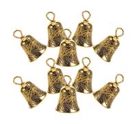 GALPADA 10 Pezzi Mini Campanelli Decorativi in Lega Dorata per Lavoretti Fai-da-Te Suono Chiaro, per Decorare Camerette e Creare Gioielli Vintage dal Design Adorabile