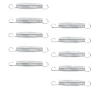 GALPADA 10 Pezzi Molla per Trampolino in Acciaio Zincato Gancio Resistente, capacità di Carico Superiore e Cono Ampio, Accessorio Leggero per Forniture Trampolino