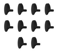 GALPADA 10 Pezzi Protezione Angolare in Silicone Nero per Friggitrice ad Aria Effetto Ammortizzante e Resistente al Calore, Accessorio per Coperchi e Teglie da Cucina