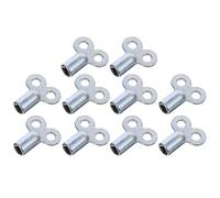 GALPADA 10 pezzi Pz Chiavi Quadrate in Lega di Zinco per Valvole Radiatore Strumento Spurgo Idraulico Resistente e Compatto Adatte per Sfiato Termosifoni e Valvole Gas