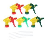 GALPADA 10 pezzi Ugelli Spruzzatore in Plastica Rinforzata Testa Ricambio Trigger Spray con Tubo Manico Antiscivolo per Pulizia Casa Giardinaggio e Bottiglie Bevande Colori Colore Casuale