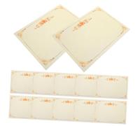GALPADA 100 fogli Carta Pergamena Certificati Stampabile e Scrivibile per Diplomi e Carta Pergamena Decorativa per Certificati Blank per Documenti e Riconoscimenti