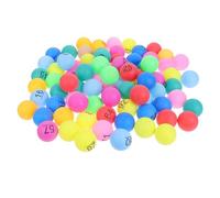 GALPADA 100 Palline Numerate per Lotteria e Bingo in Plastica da 4 CM Colorate Miste Leggere e Resistenti per Giochi Interattivi Eventi Scolastici e Feste di Intrattenimento