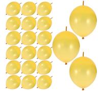 GALPADA 100 Palloncini in Lattice Oro Resistenti Agli Strappi per Decorazioni di Feste e Compleanni, Eleganti e Duraturi per Eventi Speciali