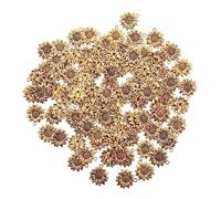 GALPADA 100 Pezzi Ciondoli a Forma Di Girasole in Lega Bronzo Antico, Accessori Per Gioielli Fai Da Te, Pendenti Leggeri Per Braccialetti e Portachiavi, Per Artigianato e Regali Creativi