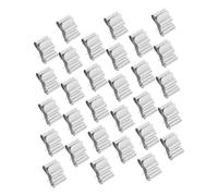 GALPADA 100 pezzi Clip Fotovoltaici in Inossidabile per Pannelli Morsetti Resistenti e Facili da Installare per Gestione Balcone e Impianti