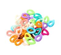 GALPADA 100 Pezzi Clip Ganci in Plastica Assortiti per Creazione di Gioielli, Maglie della Catena a Gancio Leggere e Resistenti, Set Fai da Te e Studenti Apertura Facile Colore Casuale