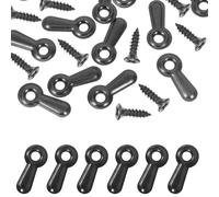 GALPADA 100 Pezzi Clip Supporto per Cornici Pulsante Girevole e Vite Piastra Posteriore in Ferro per Fissaggio Pannello Cornice Foto Accessori per Lavori Artigianali e Appendini per