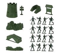 GALPADA 100 Pezzi Figure di Plastica Modellini Esercito Giocattoli Azione per Kit Collezione Guerrieri per Giochi di Ruolo e Creatività