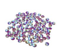 GALPADA 100 Pezzi Strass in Resina Piatti per Decorazione Abbigliamento e Scarpe, Resistenti Alte Temperature, Effetto Scintillante Raffinato per Fai da Te e Artigianato