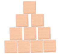 GALPADA 10pezzi Legno di Faggio Quadrato Supporto da Tavolo Espositore in Legno Porta Giocattoli Supporto per Gioielli in Faggio per Sculture Modelli Oggetti di Scena