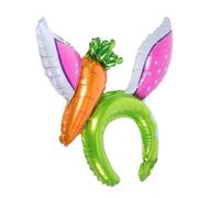 GALPADA 10pezzi Orecchie Di Coniglio in Cerceietto Palloncini Di Coniglio Per Feste Di Pasqua Compleanni e Feste Decorazioni Di Cartone Animato Per Ragazzo Ragazza Accessori Per Costumi