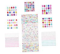 GALPADA 11fogli Strass Adesivi in Cristallo Adesivi Autoadesivi per Fai da Te Decorare Quaderni Cellulari Vetrine e Borse