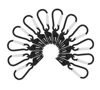 GALPADA 12 Clip a Becco D'Anatra per Tende da Campeggio Antivento, Morsetti in Plastica Resistenti per Teloni, Accessori per Forniture Outdoor, Set da 12 Pezzi per Fissaggio Sicuro