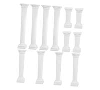 GALPADA 12 Pezzi Mini Romane Decorative per Tavolo e di Statue Forma di con Liscio Come Foto Prop e Paesaggistico