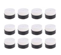 GALPADA 12 Pezzi Nastro Overgrip per Racchetta da Badminton e Tennis in Pu Antiscivolo Assorbimento del Sudore, per Giocatori Che Sudano Facilmente, Colore Bianco