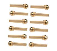 GALPADA 12 pezzi Perni per Chitarra Ottone per Sintonizzazione Elettrica e Acustica Accessori Pratici e Affidabili per Musicisti Facile Installazione e Sostituzione Colori Indifferenti