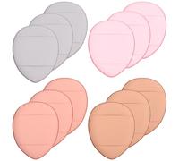 GALPADA 12 Pezzi Spugnette per Trucco Mini in Plastica Leggere per Applicazione Precisa e Risparmio Cipria per Make Up Quotidiano Donna e Ragazza Colore Casuale