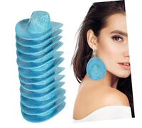 GALPADA 12 Small Western Caps For Dollhouse Decorations Party Favors And DIY Crafts With Vivid Colors And Stitching