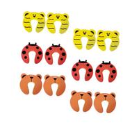 GALPADA 12pezzi Fermaporta Per Dita Del Ragazzo Ragazza Ragazza Protezione Antischiacciamento in Eva Design Animale Sicurezza Per Porte Armadi e Finestre