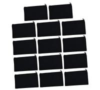 GALPADA 14 pezzi Borsa Astuccio Tela Pochette Cosmetica e Portaoggetti con Cerniera per Organizzazione Cancelleria Articoli da Viaggio e Trucco Materiale Canvas Leggera e Pratica