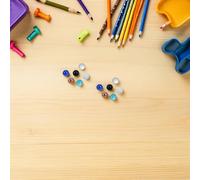 GALPADA 150 Biglie di Vetro Colorate da 16 MM Perline Miste per Giochi di Biglie e Dama Riempitivi Decorativi per Vasi e Acquari Set Sfuso per attività Ludiche e Decorazioni Casa