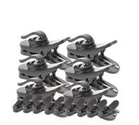 GALPADA 15pezzi Clip Per Microfono in Plastica Clip Per Gestione Filo Cuffie Portatile Per Microfono Stabile Per Filo Auricolari Adatta Riunioni e Registrazioni Robusta Per Durata Semplice