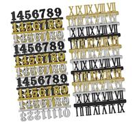 GALPADA 18 Pollici Kit Cifre Orologio Parete Plastica Resistente Cifre Arabe e Classiche per Riparazione e DIY Facile Installazione Accessori per Decorazione Casa e Ufficio