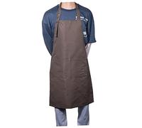 GALPADA 1pezzi Grembiule Maniche Grembiule Lavoro Realizzato in Materiale Resistente Proteggi i Vestiti Durante La Cottura Tasche Anteriori Per Utensili Adatto Per Uso e Casalingo