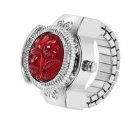 GALPADA 1pezzi Orologio Da Finger Elegante Orologio Decorativo Portatile Di Design Creativo e Leggero Per Donna Con Facile Da Indossare e Adatto Tutti Gli Stili