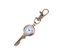 GALPADA 1pezzi Orologio Da Tasca Classico Fibbia Chiave Orologio Portachiavi Retro in Materiale Di Design Delicato Facile Da Leggere Precisione Regalo Per Amici e Familiari