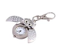 GALPADA 1pezzi Orologio Da Tasca Forma Di Civetta Cartone Portatile Con Movimento Di Precisione Numeri Arabi Neri Facili Da Leggere Regalo Per Famiglia e Amici