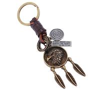 GALPADA 1pezzi Portachiavi Vintage Con Pendente Adornato Di Aquila Accessorio Multifunzionale Stile Retro Per Chiavi e Decorazioni Design Unico e Artigianato Raffinato
