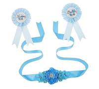 GALPADA 1Set Fascia e Distintivi per Maternità per Annuncio e Papà Accessori per Fotografie Shower Decorazioni per Regali Femminili