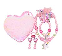 GALPADA 1Set Gioielli per Collana Unicorno Bracciale e Accessori Colorati per Speciali Gioielli per Ragazze con Materiali Premium e Lucentezza