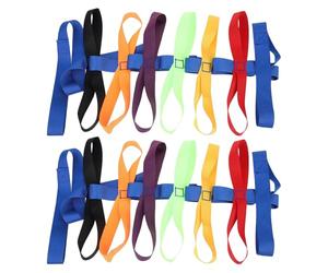 GALPADA 2 corde da passeggio con 14 maniglie: corda di sicurezza per esterni per bambini in età prescolare e dell'asilo - 3,5 m (11,5 piedi) per bambini piccoli, asili nido, scuole, insegnanti,