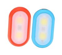 GALPADA 2 LED Clip Impermeabili per Sicurezza Corsa Notturna Rosso e Blu Batterie Facili Installare per e Passeggiate Allaperto