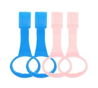 GALPADA 2 paia Anelli da Trazione per Lettino Ragazzo Accessori Sicuri in PP per Aiuto per Stare e Colori Delicati Rosa e Blu